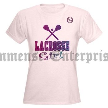 Lacrosse Girls T-Shirt pink